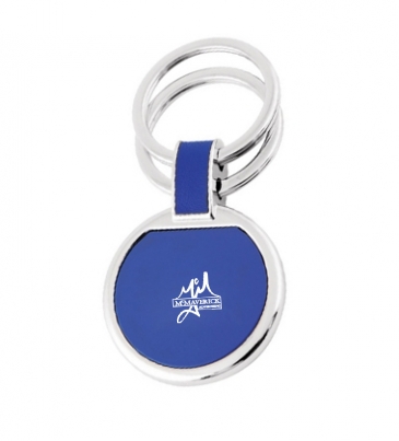 Colored Circular Key Chain