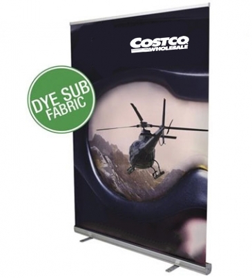5' Jumbo Wide Retractor No Curl Fabric Dye-Sub kit