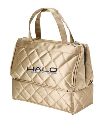 Quilted Cosmetic / Toiletry Bag