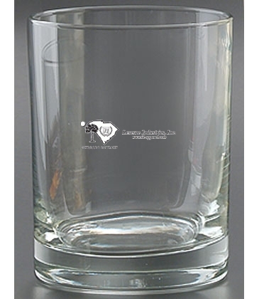 14 oz. Executive Double Old Fashion - Deep Etched