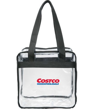 Game Day Clear Zippered Safety Tote