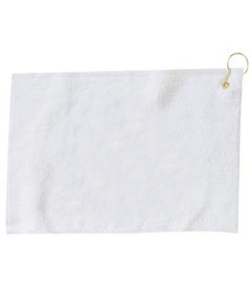 16" x 25" Turkish Hemmed White Towel