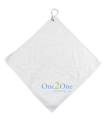 16" x 16" White Micorfiber Super Soft Towel