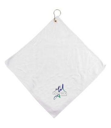 16" x 16" White Micorfiber Super Soft Towel