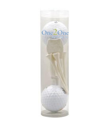 2 Ball Tee With White Tool Tube