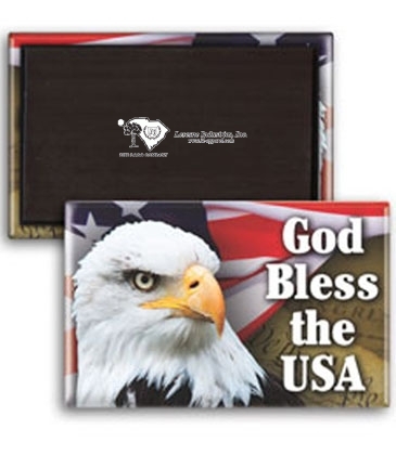 Rectangle Button with Magnet