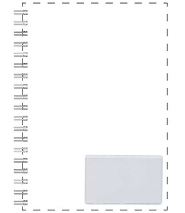 Business Card Adhesive Sleeve