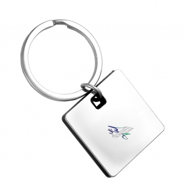 "Cube" Laser Engraved Metal Keyholder