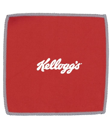 6"x 6" 2-in-1 Spot Color Microfiber Cleaning Cloth and Towel