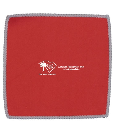6"x 6" 2-in-1 Spot Color Microfiber Cleaning Cloth and Towel