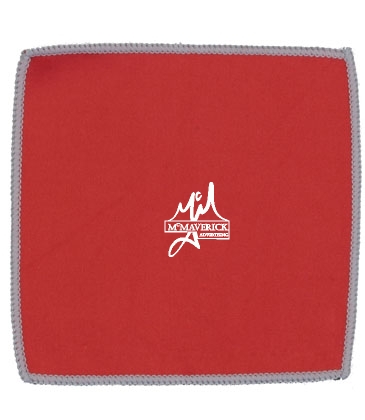 6"x 6" 2-in-1 Spot Color Microfiber Cleaning Cloth and Towel