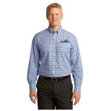 Long Sleeve Port Authority®Crosshatch Plaid Easy Care Shirt