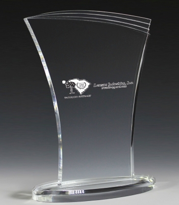 Allure Acrylic Award - 7 1/4”