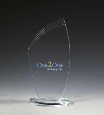 Allure Acrylic Award - 7 1/4”