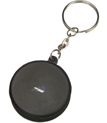 Mini Hockey Puck Stress Reliever Keytag