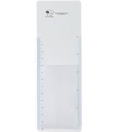Bookmarker Magnifier With Clip & Ruler