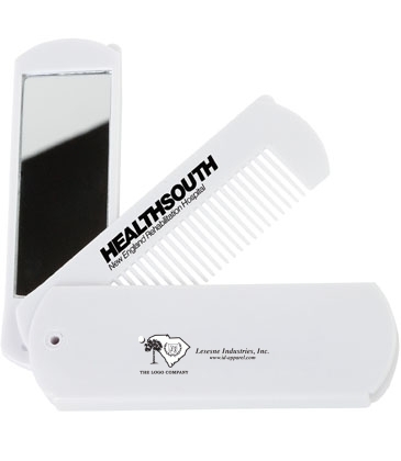 Folding Comb with Mirror