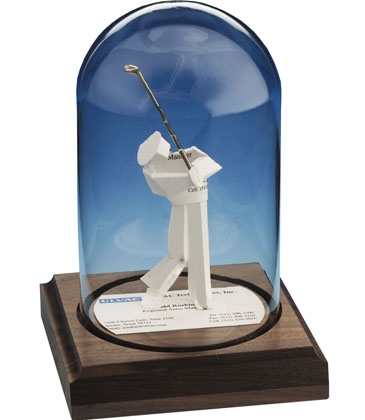 Business Card Sculpture - Golfer