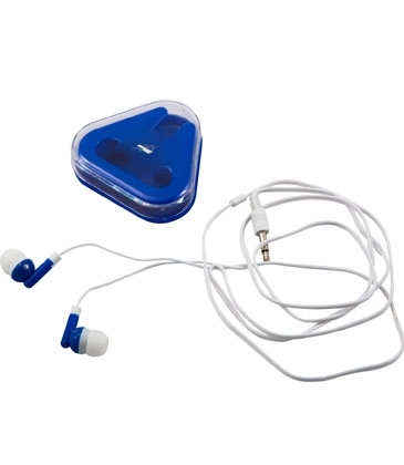 Ear Buds in Triangular Case