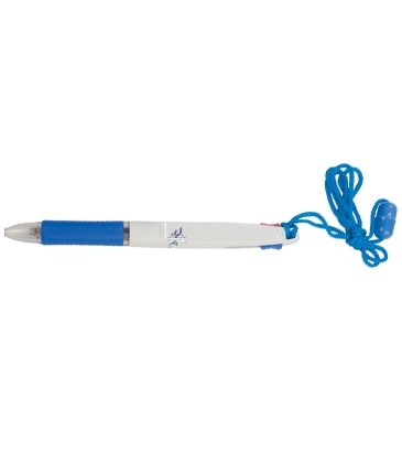 2 Color Neck Pen With Safety Breakaway