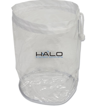 Large Clear Drawstring Bag