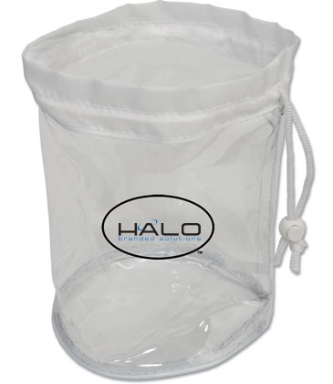Small Clear Drawstring Bag