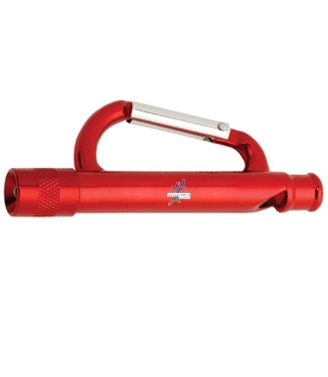 Carabiner Flashlight/Whistle