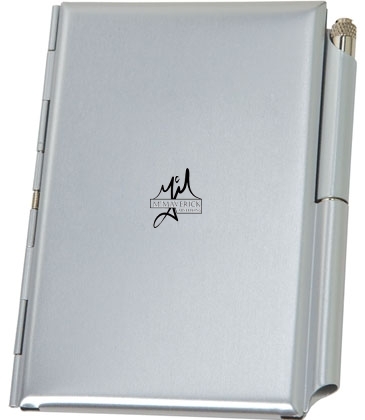 Aluminum Jotter with Metal Pen
