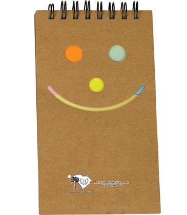 Smile Jotter With Sticky Notes