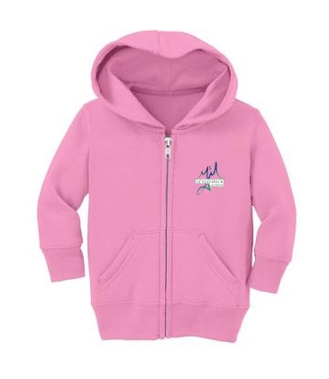Port & Company® Infant Core Fleece Full-Zip Hooded Sweatshirt