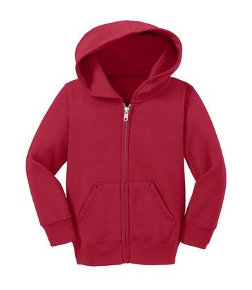 Port & Company® Toddler Core Fleece Full-Zip Hooded Sweatshirt