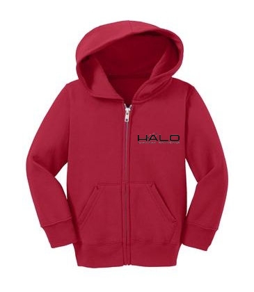 Port & Company® Toddler Core Fleece Full-Zip Hooded Sweatshirt