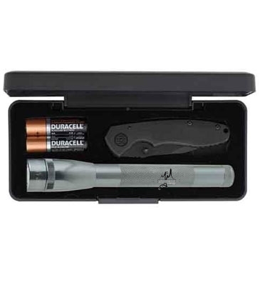 "AA" LED Mini Maglite® With Warhawk Pocket Knife