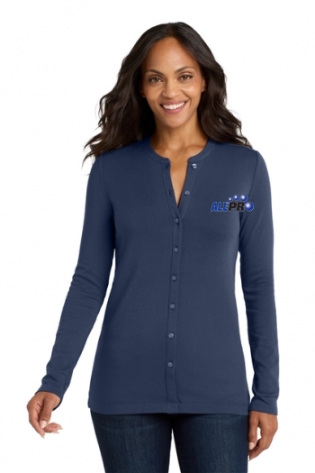Port Authority® Ladies Concept Stretch Button-Front Cardigan
