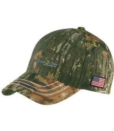 Port Authority® Americana Contrast Stitch Camouflage Cap