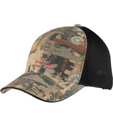Port Authority® Camouflage Cap with Air Mesh Back