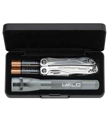 "AA" Mini Maglite® LED With Leatherman® Wingman