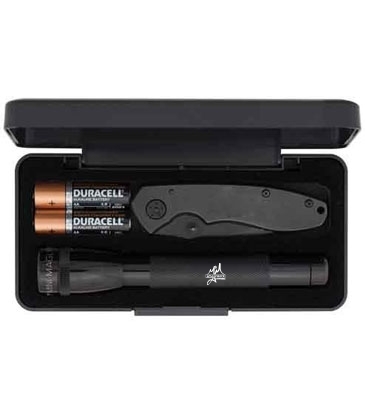 "AA" Mini Maglite® With Warhawk Pocket Knife