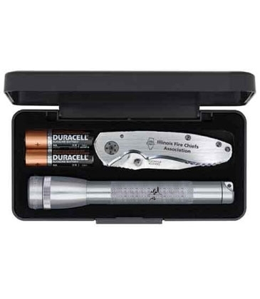 "AA" Mini Maglite® With Warhawk Pocket Knife