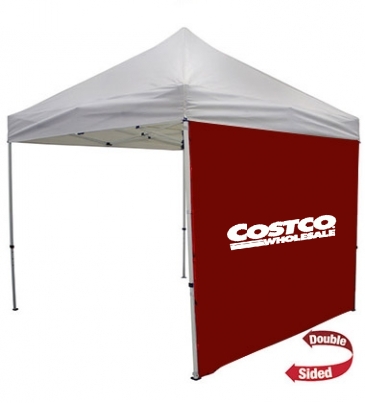 10' Tent Full Wall (Dye Sublimated, Double-Sided)