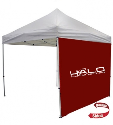 10' Tent Full Wall (Dye Sublimated, Double-Sided)