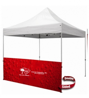 10' Tent Half Wall (Dye Sublimated, Double-Sided)