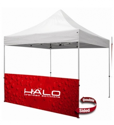 10' Tent Half Wall (Dye Sublimated, Double-Sided)