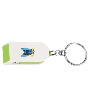 Phone Stand And Screen Cleaner Combo Key Chain