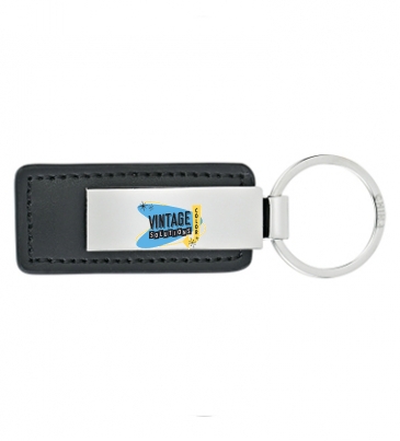 Leatherette Key Tag