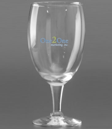 16 oz. Iced Tea Glass - Deep Etched