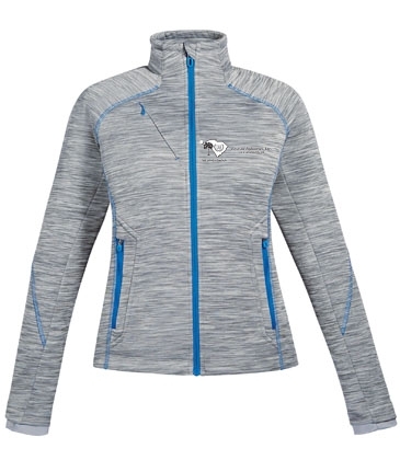 Ladies' Flux Mélange Bonded Fleece Jacket