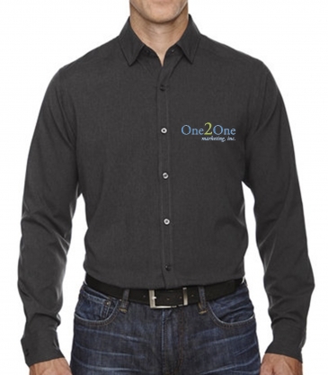 North End Men's Mélange Performance Shirt
