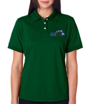 UltraClub Ladies' Platinum Performance Piqu Polo