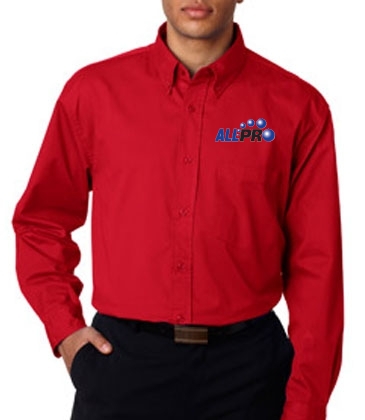 UltraClub® Men's Tall Whisper Twill Shirt